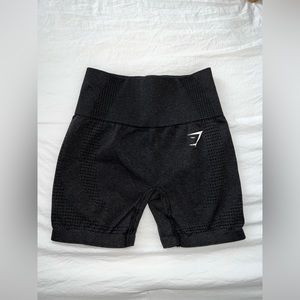 Gymshark Vital Seamless 2.0 Shorts - Black Marl - size XS
